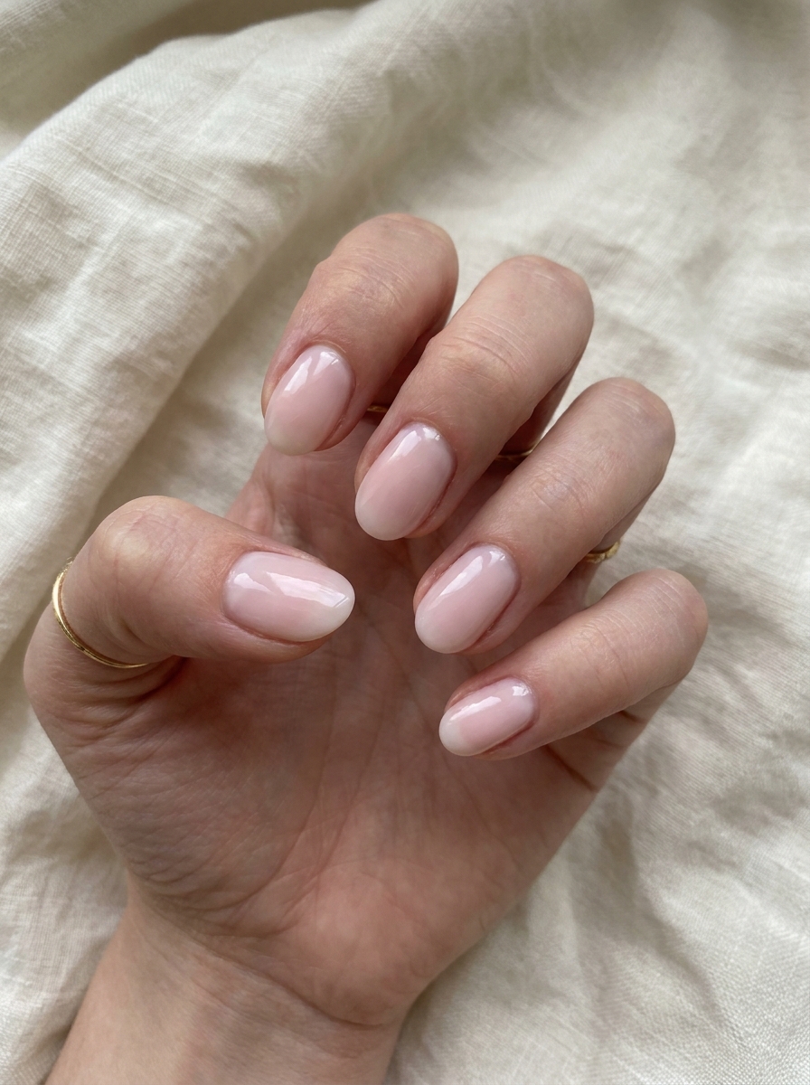 Milky Pink Nails als Hellrosa Nägel Inspiration 2026